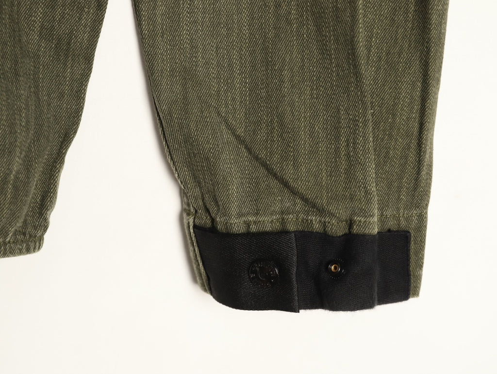 Stone Island Olive Utility Pocket Longline Shirt Jacket