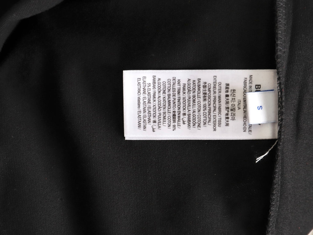 Burberry Colorful Equestrian Knight Embroidered Black Long-Sleeve Top