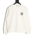 Loewe 25FW Small Anagram Logo White Crewneck Sweatshirt
