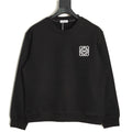 Loewe 25FW Small Anagram Logo Black Crewneck Sweatshirt