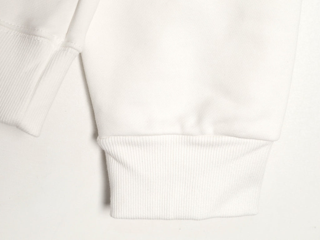 Louis Vuitton 25FW White Dual-Portrait Back Graphic Crewneck Sweatshirt