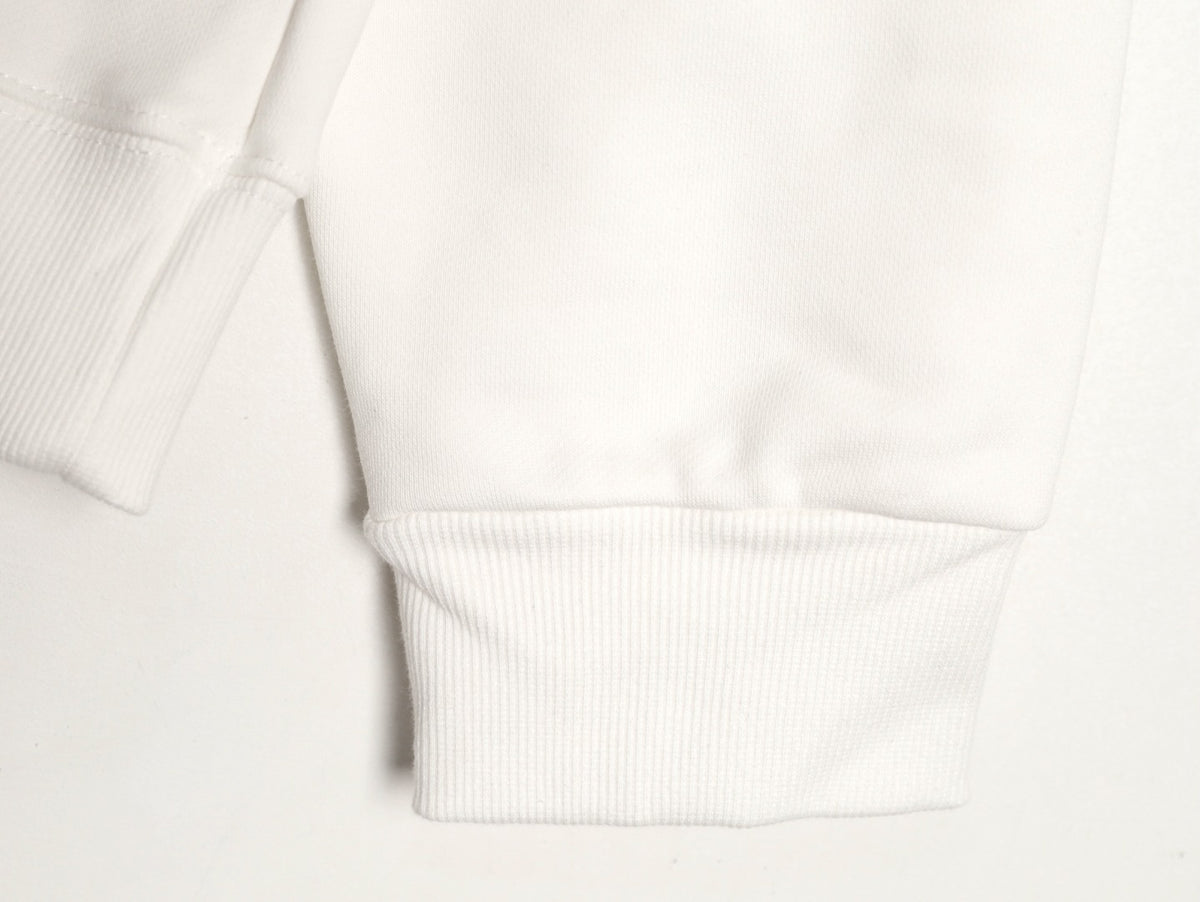 Louis Vuitton 25FW White Dual-Portrait Back Graphic Crewneck Sweatshirt