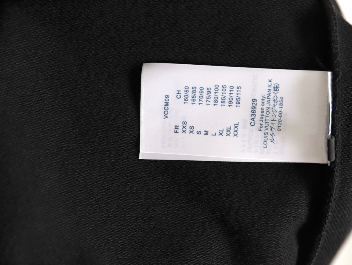 Louis Vuitton 25FW Black Dual-Portrait Back Graphic Crewneck Sweatshirt