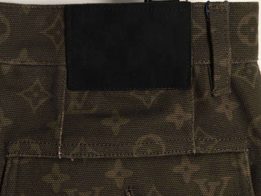 Louis Vuitton All-Over Monogram Wax-Finish Denim Pants