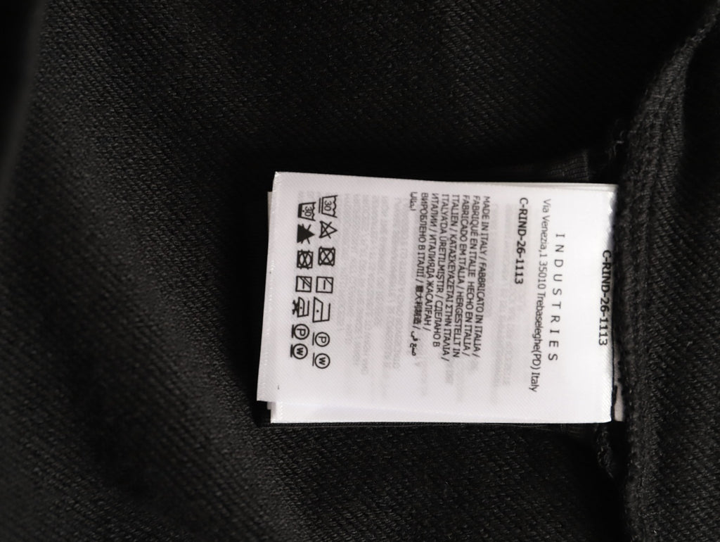 Moncler Black Embossed-Pocket Crewneck Sweatshirt