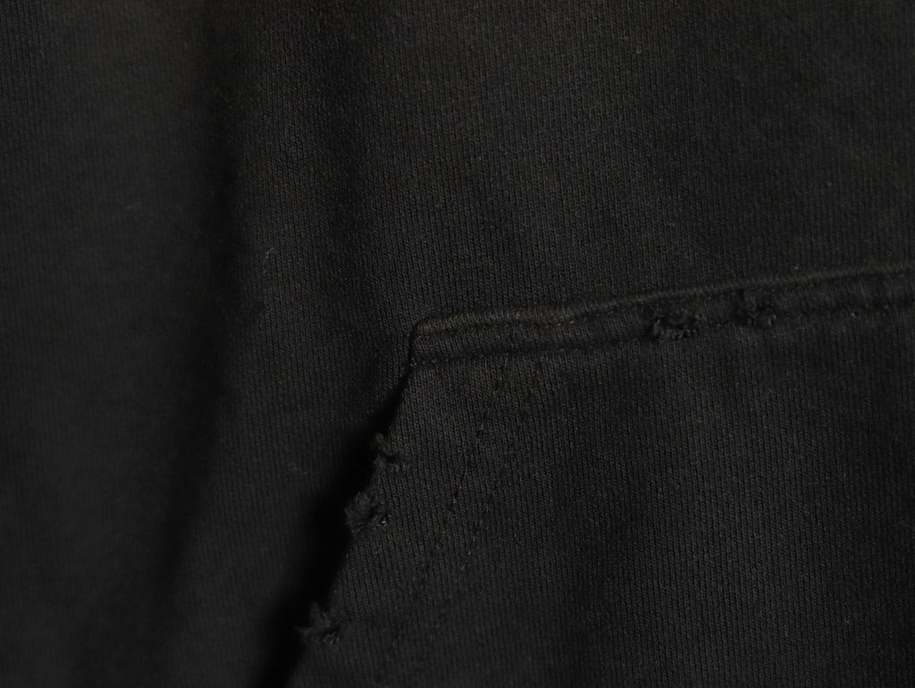 Chrome Hearts Black Cross-Appliqué Back-Graphic Hoodie