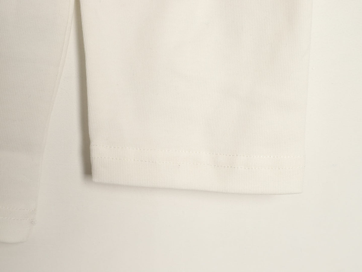 Loewe White Floral Embroidered-Logo Long-Sleeve Top