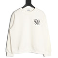 Loewe x On 25FW White Small-Logo Crewneck Sweatshirt