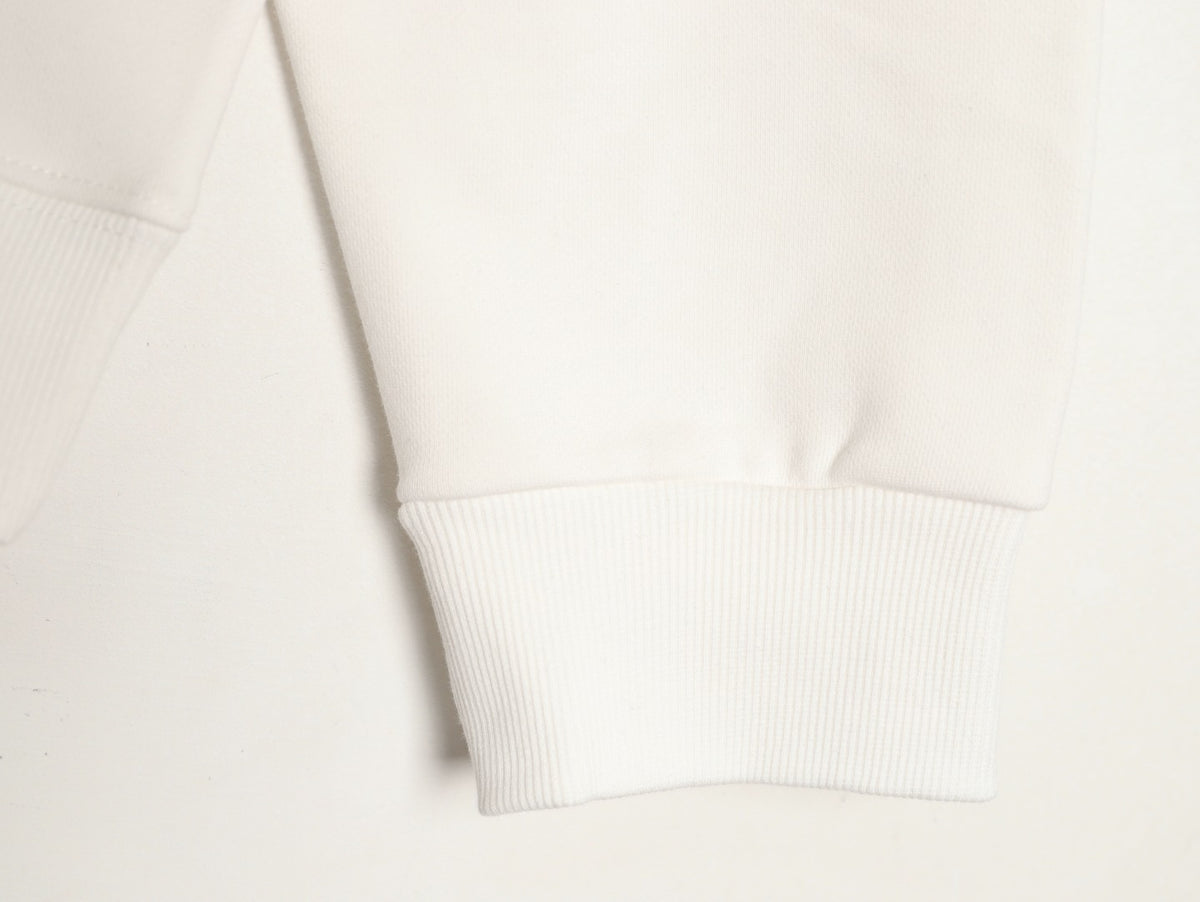 Loewe x On 25FW White Small-Logo Crewneck Sweatshirt