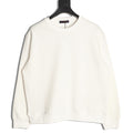 Louis Vuitton 25FW White Small Back-Label Crewneck Sweatshirt
