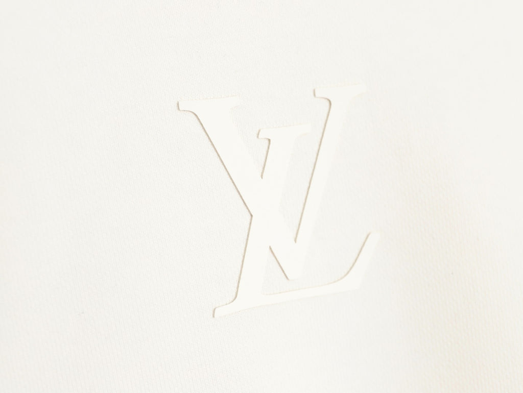 Louis Vuitton 25FW White Small Back-Label Crewneck Sweatshirt