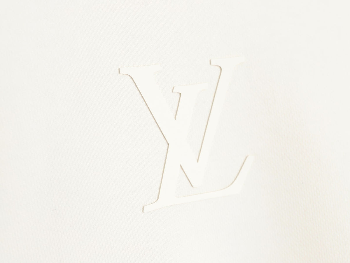 Louis Vuitton 25FW White Small Back-Label Crewneck Sweatshirt