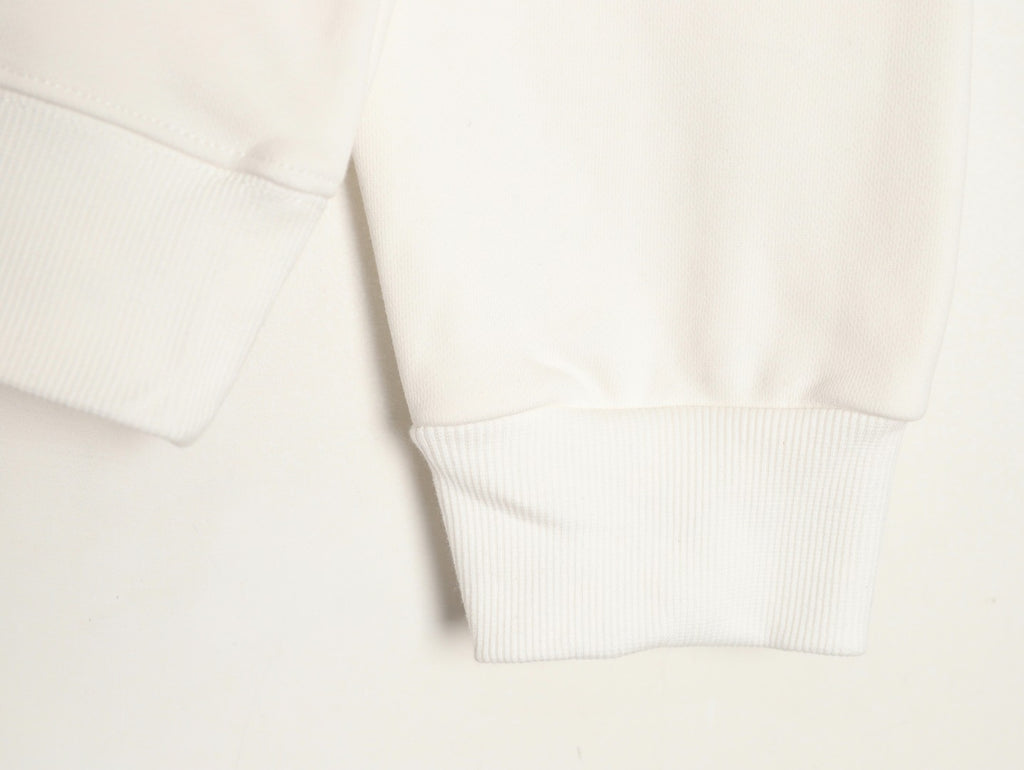 Louis Vuitton 25FW White Small Back-Label Crewneck Sweatshirt