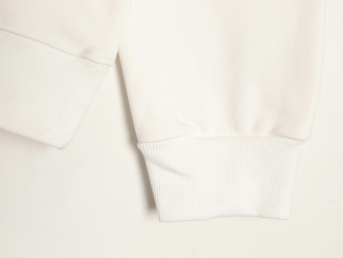 Louis Vuitton 25FW White Small Back-Label Crewneck Sweatshirt
