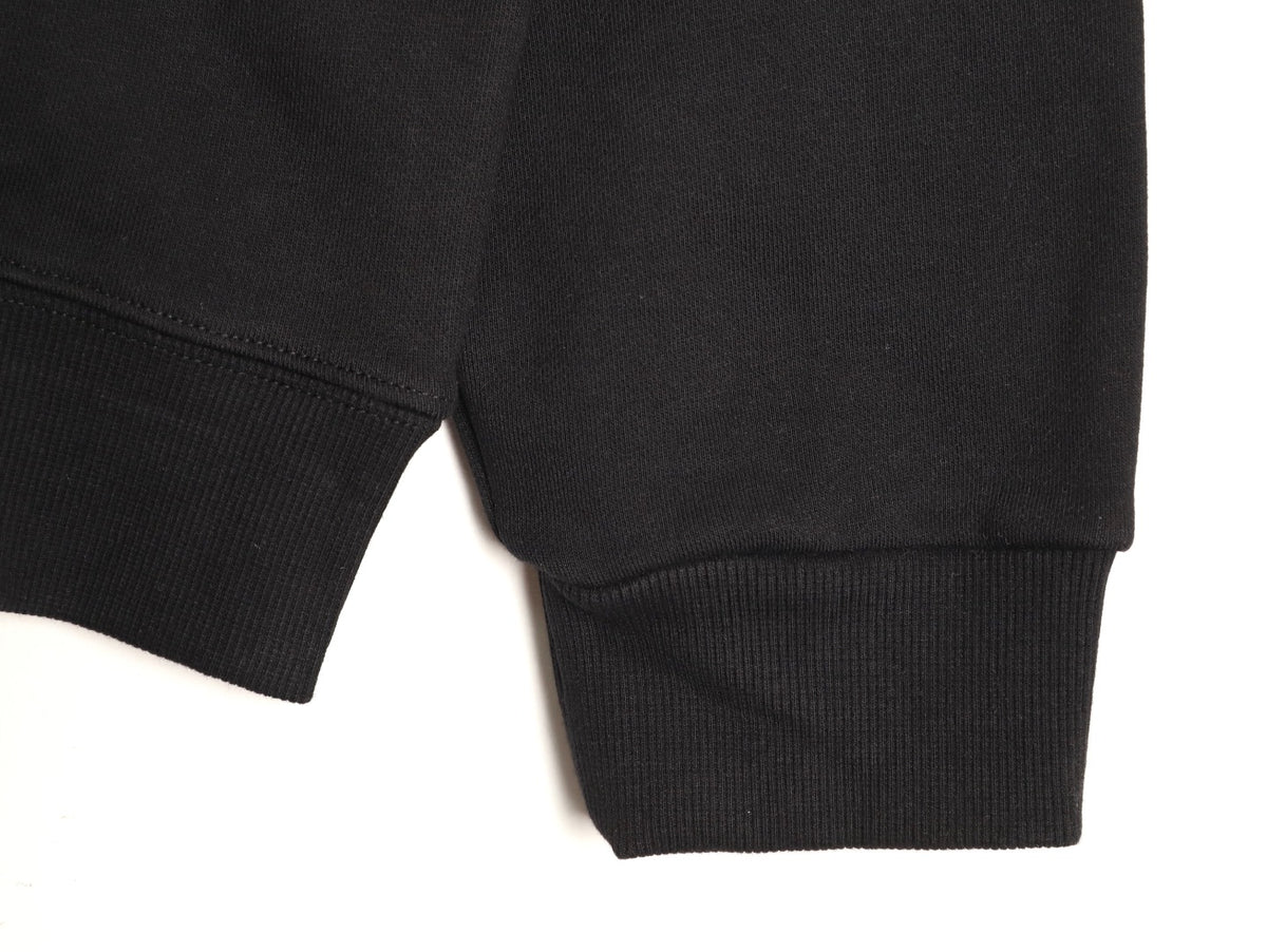 Louis Vuitton 25FW Black Tonal-Logo Back-Label Crewneck Sweatshirt