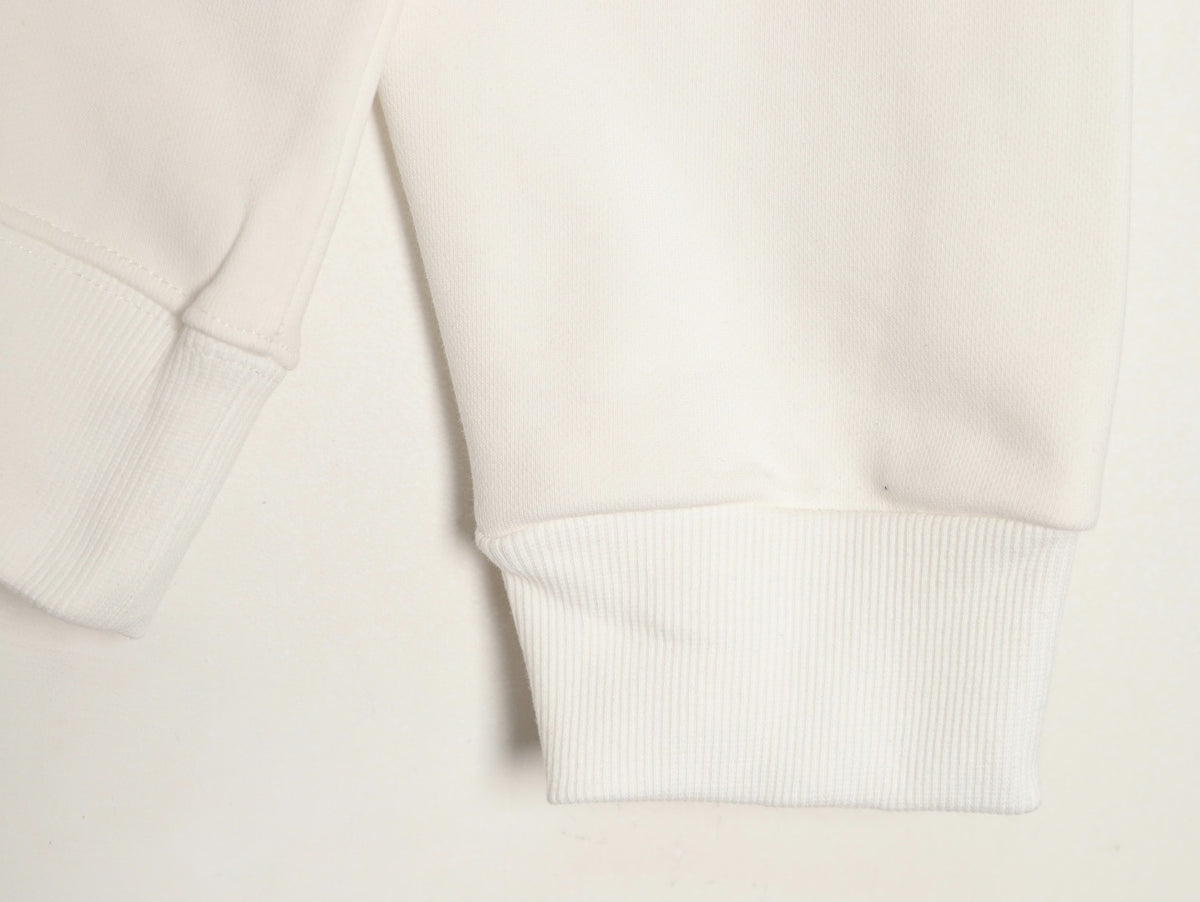 Louis Vuitton 25FW White Blue-Motif Crewneck Sweatshirt