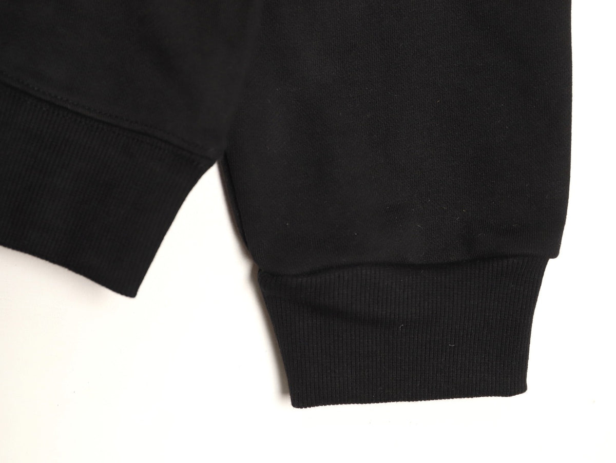 Louis Vuitton 25FW Black Blue-Motif Crewneck Sweatshirt