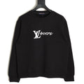 Louis Vuitton 25FW Black LV Lovers Graphic Crewneck Sweatshirt