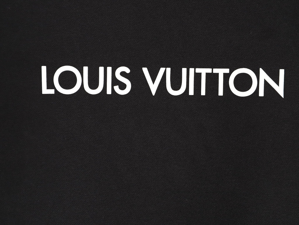 Louis Vuitton 25FW Black LV Lovers Graphic Crewneck Sweatshirt