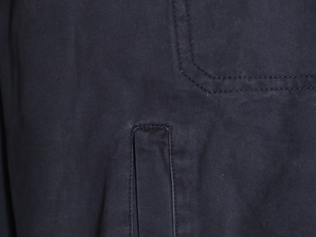 Miu Miu Gray Gradient-Wash Boxy Workwear Jacket