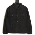 Louis Vuitton Black Tonal All-Over Monogram Denim Jacket
