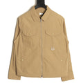 Moncler Khaki Arm-Badge Workwear Zip Jacket