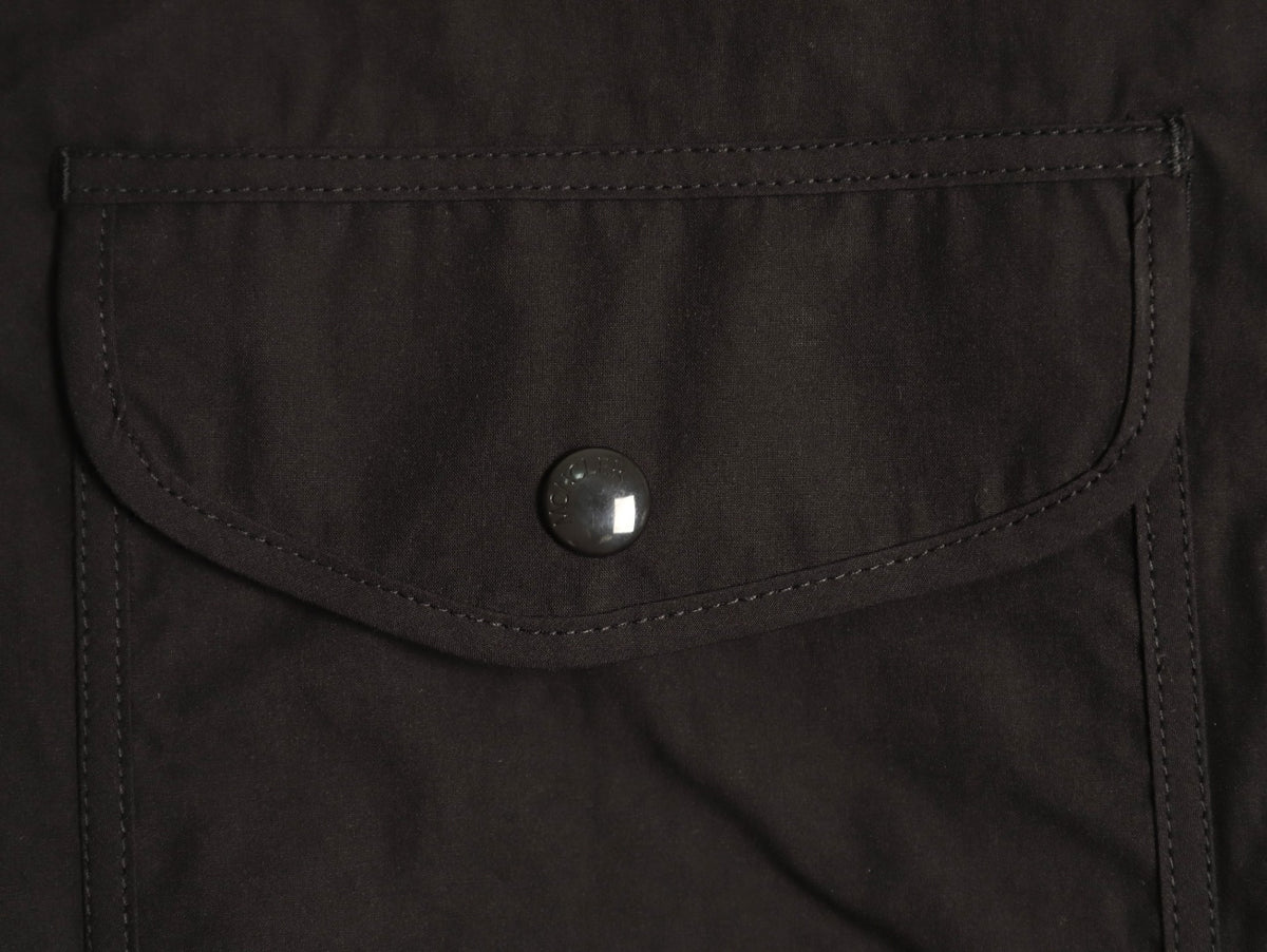 Moncler Black Arm-Badge Workwear Zip Jacket