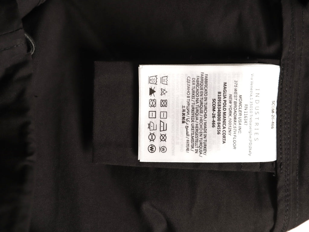Moncler Black Arm-Badge Workwear Zip Jacket