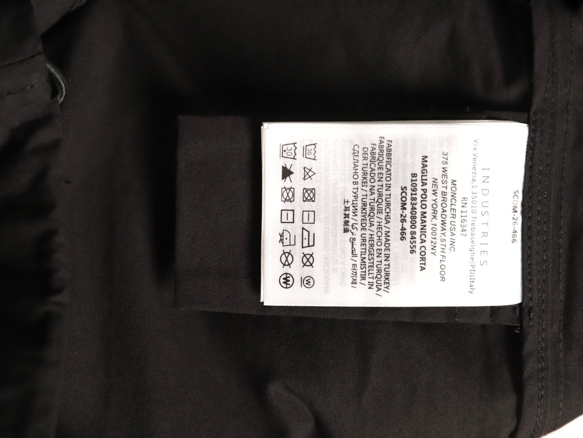 Moncler Black Arm-Badge Workwear Zip Jacket