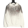 Louis Vuitton 25FW Gray-to-Ivory Floral Letter Hooded Sweatshirt