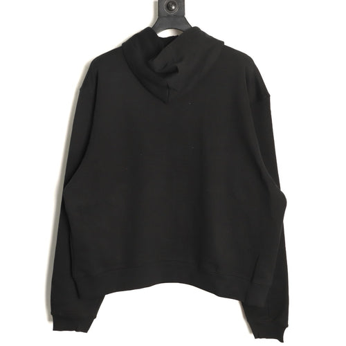 Balenciaga Black Graffiti-Letter Pullover Hoodie