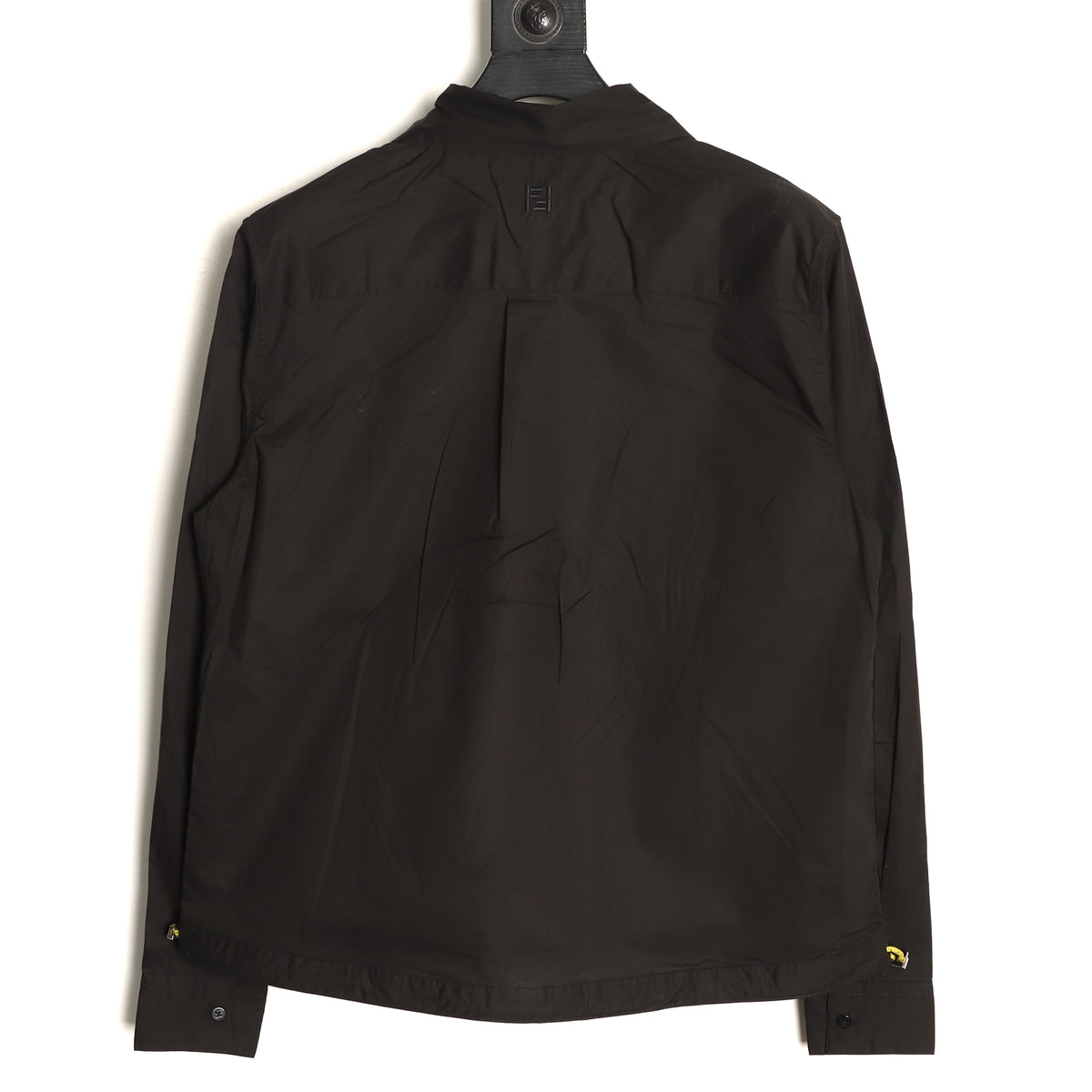 Fendi 26FW Black Pocket-Detail Long-Sleeve Shirt
