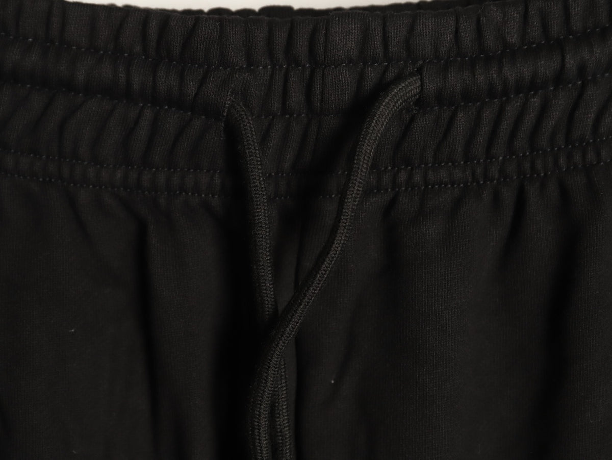 Burberry 25FW Black Check-Side-Trim Drawstring Pants