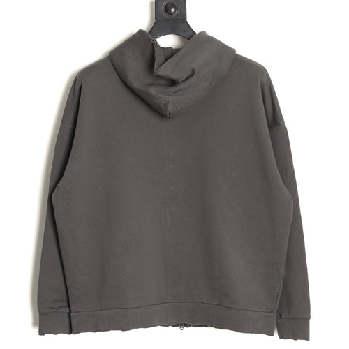 Balenciaga 25FW Charcoal Multicolor-Letter Zip Hoodie Jacket