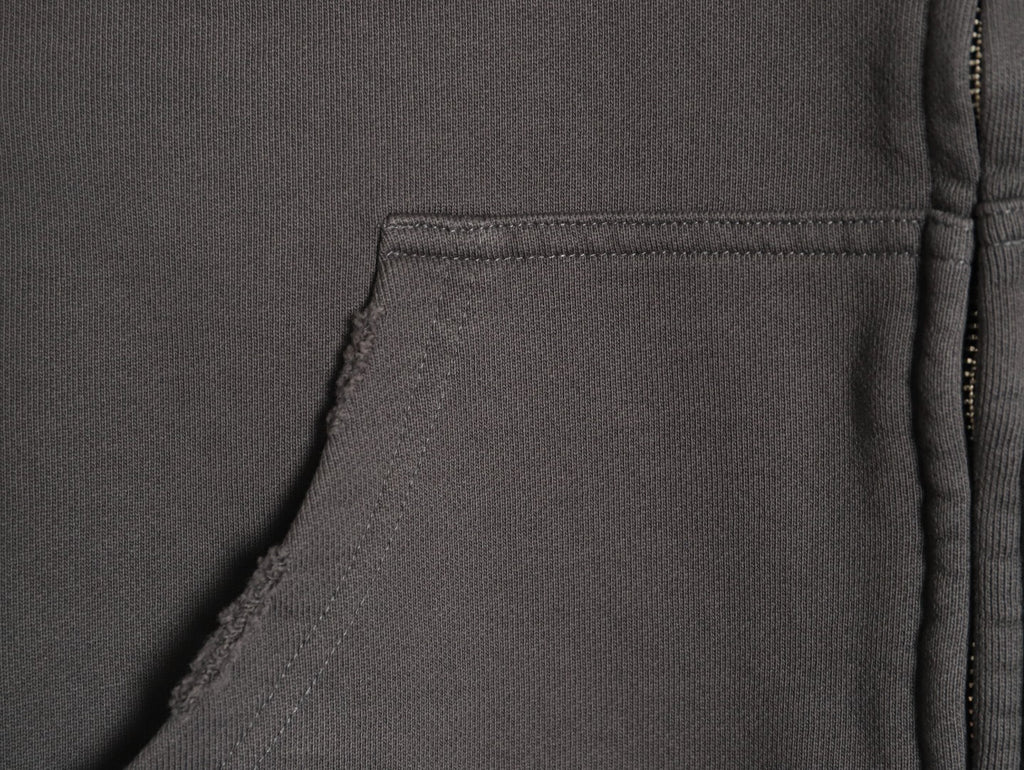 Balenciaga 25FW Charcoal Multicolor-Letter Zip Hoodie Jacket