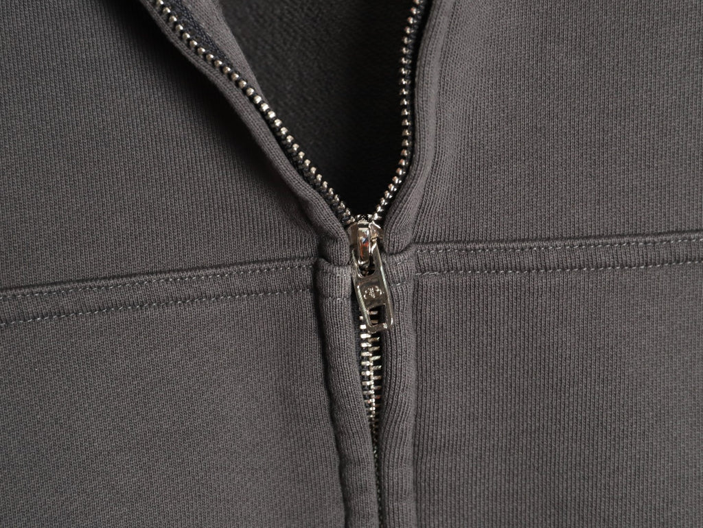 Balenciaga 25FW Charcoal Multicolor-Letter Zip Hoodie Jacket