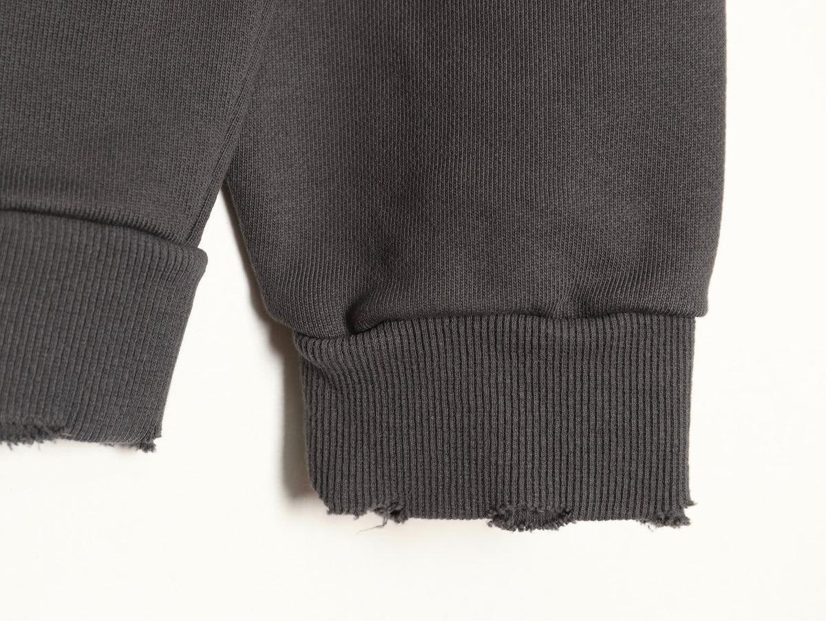 Balenciaga 25FW Charcoal Multicolor-Letter Zip Hoodie Jacket