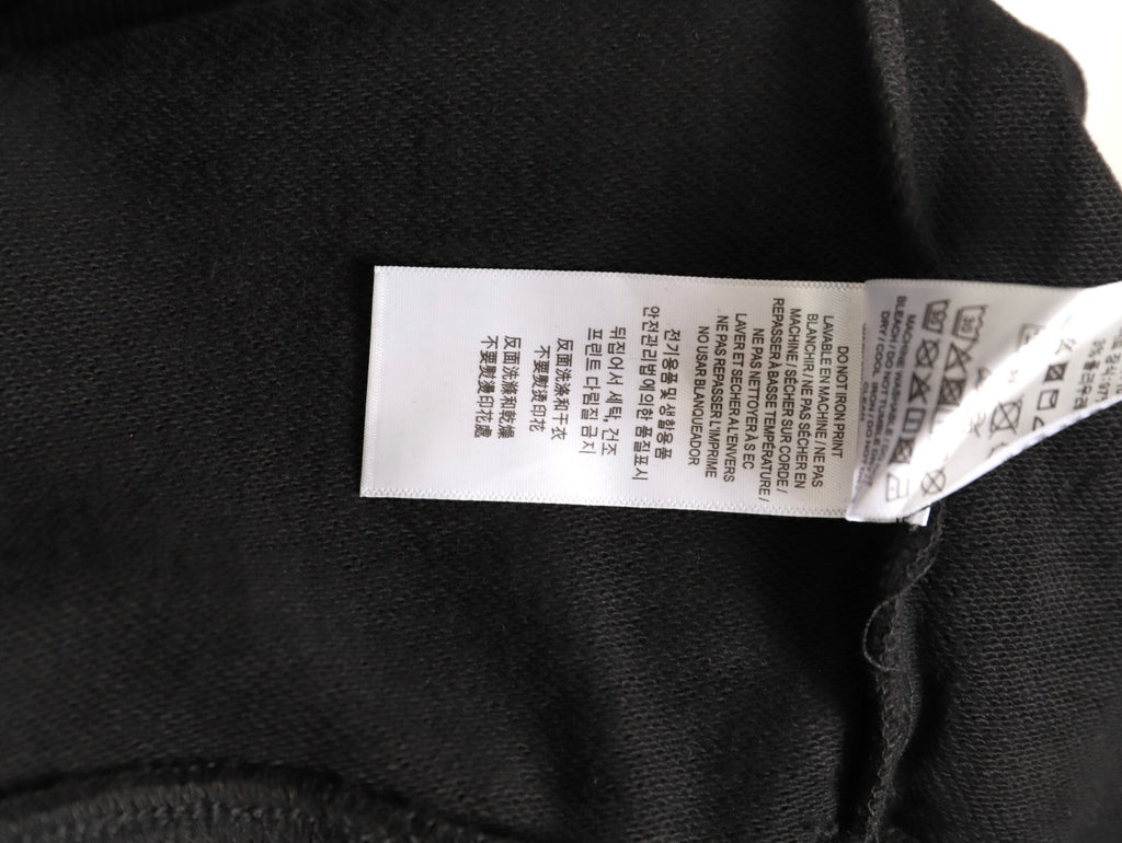 Burberry 25FW Black Equestrian Back-Graphic Zip Hoodie