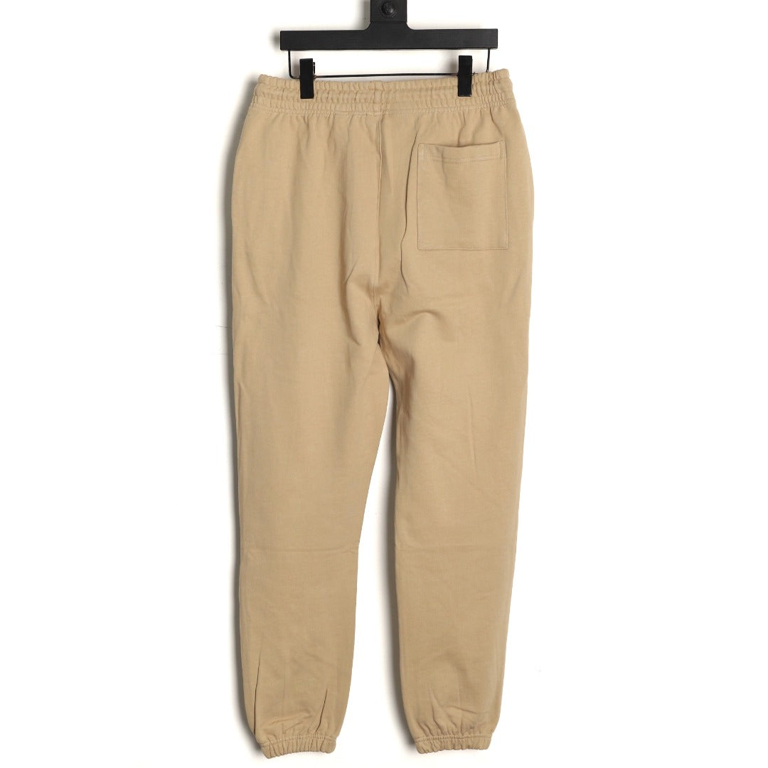 Burberry 25FW Khaki Equestrian-Stamp Drawstring Jogger Pants