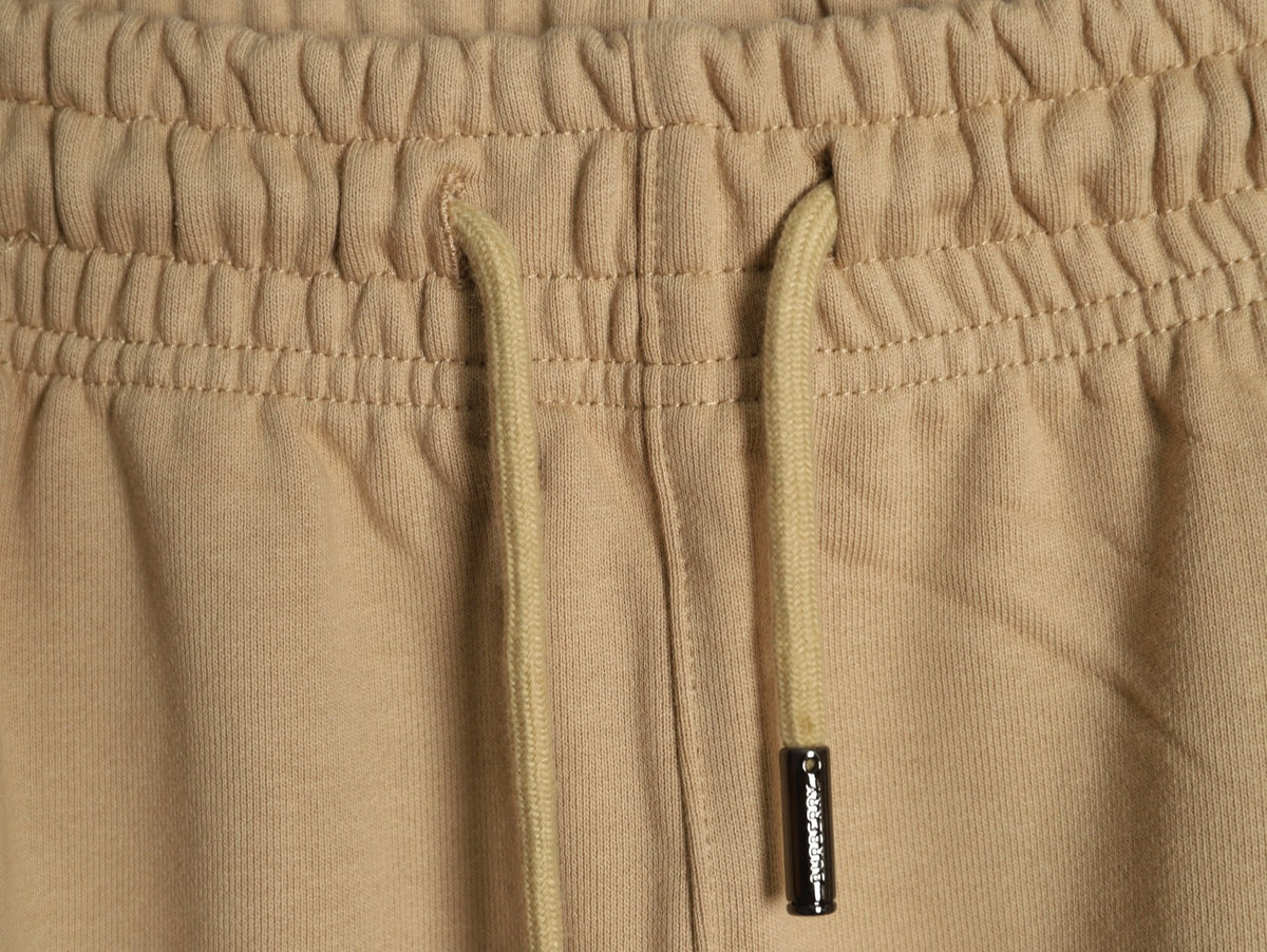 Burberry 25FW Khaki Equestrian-Stamp Drawstring Jogger Pants