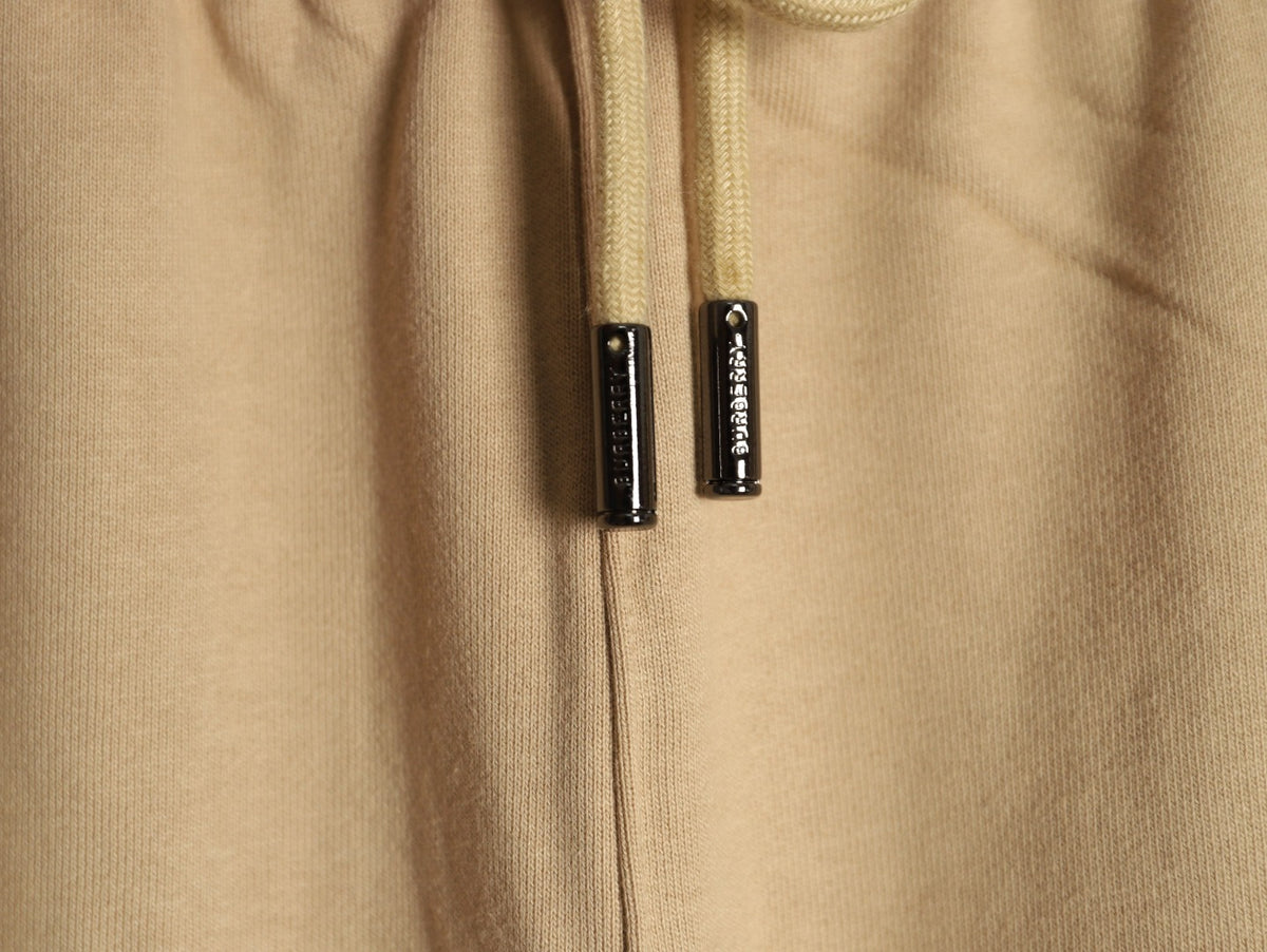 Burberry 25FW Khaki Equestrian-Stamp Drawstring Jogger Pants
