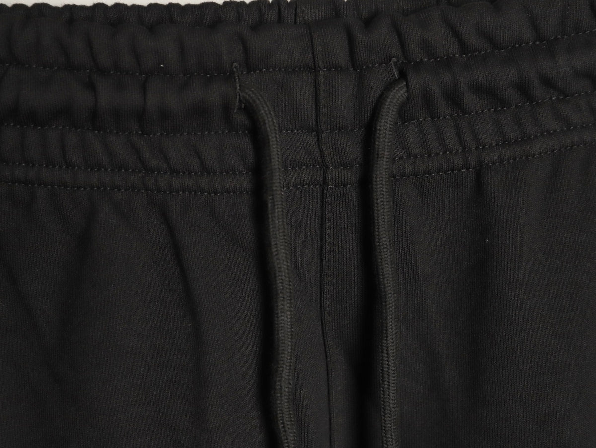Burberry 25FW Black Equestrian-Stamp Drawstring Jogger Pants