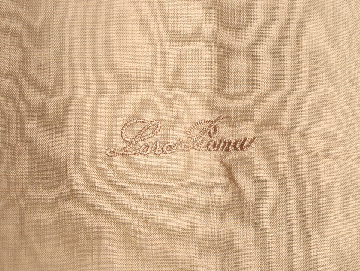 Loro Piana LP Embroidered Linen-Cashmere Stand-Collar Jacket