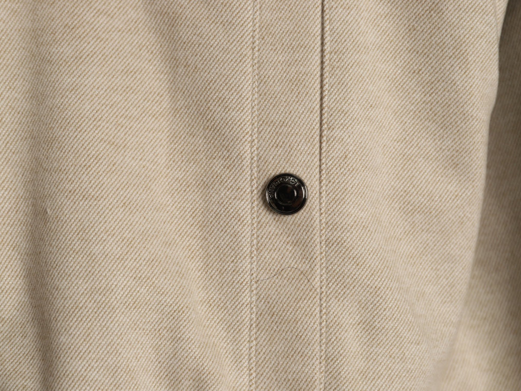Loro Piana LP Embroidered Linen-Cashmere Stand-Collar Jacket