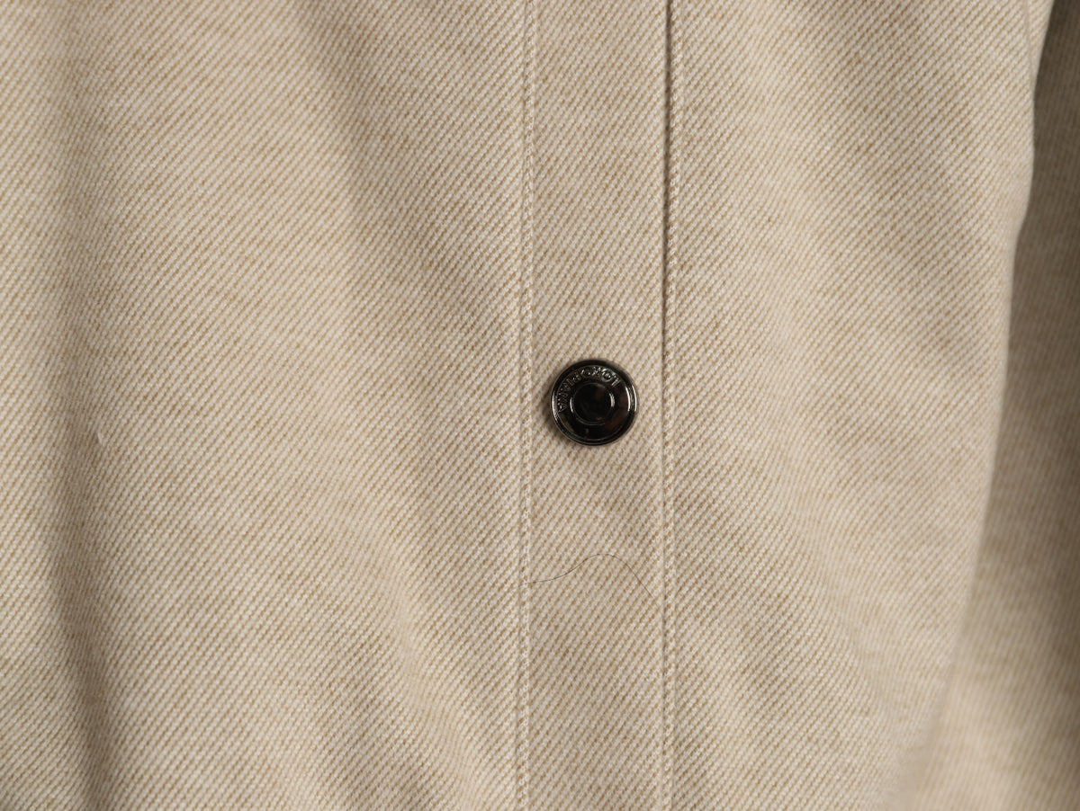 Loro Piana LP Embroidered Linen-Cashmere Stand-Collar Jacket