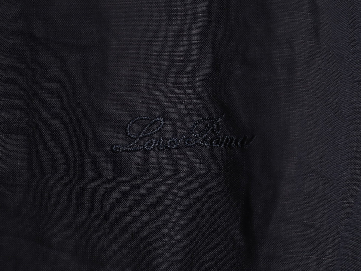 Loro Piana LP Embroidered Reversible Linen-Cashmere Jacket - Gray/Charcoal