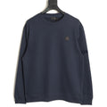 Moncler Small-Logo Loopback Crewneck Sweatshirt - Dark Navy