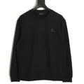 Moncler Small-Logo Loopback Crewneck Sweatshirt - Black