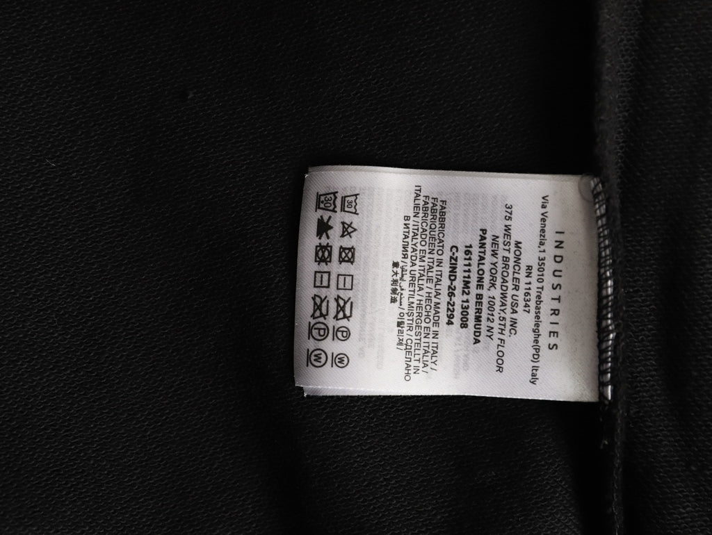 Moncler Small-Logo Loopback Crewneck Sweatshirt - Black