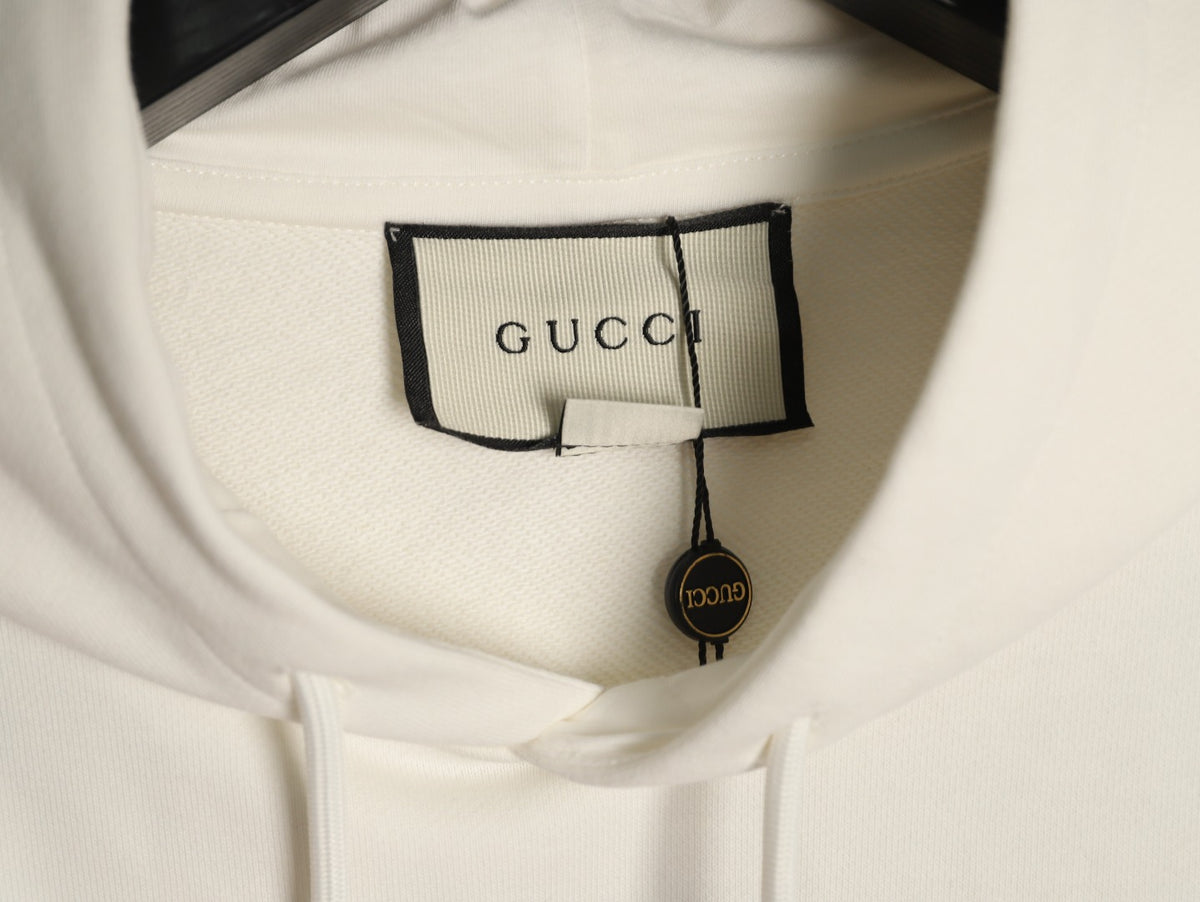 Gucci 26FW Off-White Double-G Chest-Motif Pullover Hoodie